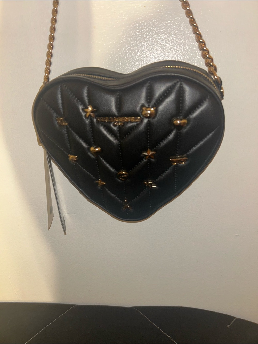 Karl Lagerfeld Paris Kosette Heart Shaped Crossbody NWT
